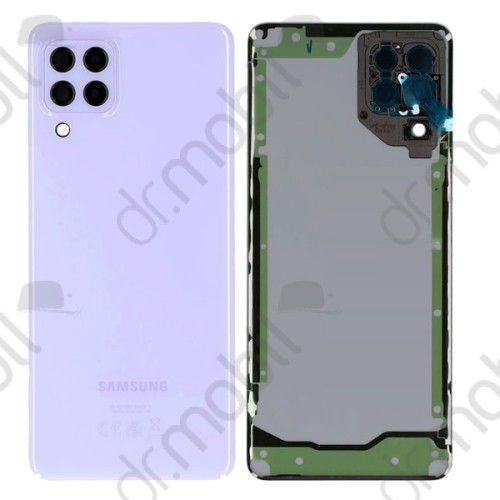 Akkufedél Samsung Galaxy A22 4G (SM-A225) hátlap lila, kamera plexivel